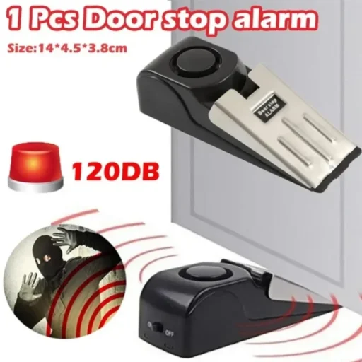 Mini Wireless Alarm Door Stop Alarm 120dB