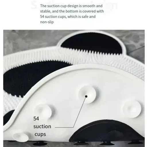 Panda Pattern Non-Slip Massage Bathroom Mat - Image 3