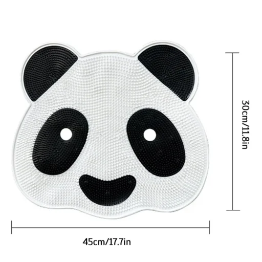 Panda Pattern Non-Slip Massage Bathroom Mat - Image 6