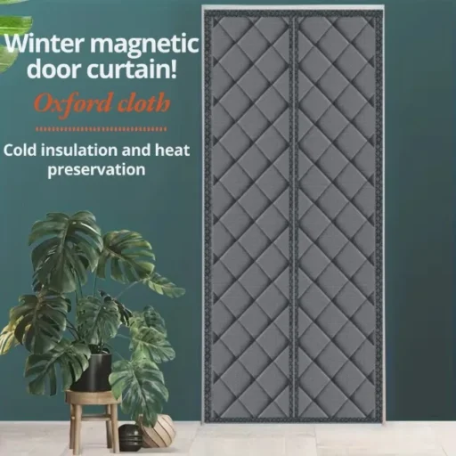 Windproof Magnetic Sound Insulation Door Curtain